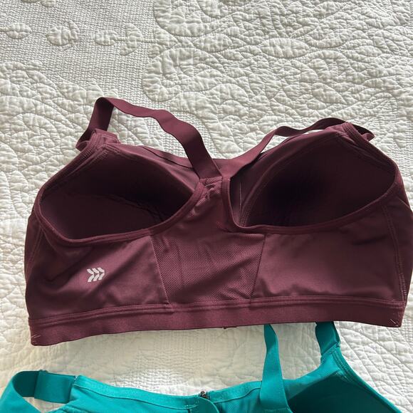 Lot of 3 All in Motion Front Zip Sports Bras 38C Pre-owned - Picture 14 of 14